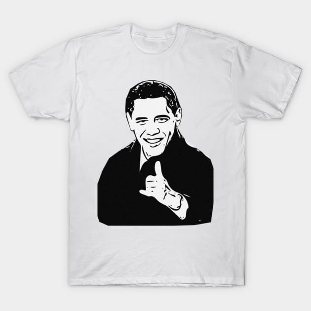 Obama Hang loose T-Shirt by kalebsnow